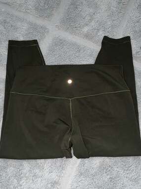 Lululemon Align High-Rise Pant 25" Dark Olive Size 18